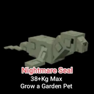 Nightmare Seal 38+Kg Max - Grow a Garden Pet