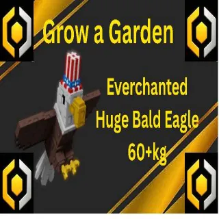 Everchanted Huge Bald Eagle 60+Kg - Grow a Garden Pet