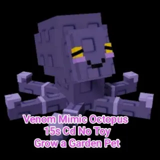 Venom Mimic Octopus 15s Cd No Toy - Grow a Garden Pet