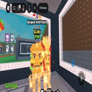 Burguro and Fryuro 2.2B/s - Steal a Brainrot