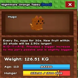 Titanic Orange Tabby 5s Cd No Toy (126.51KG)