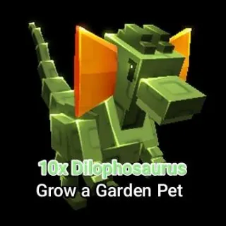 10x Dilophosaurus - Grow a Garden Pet