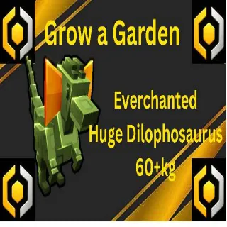 Everchanted Huge Dilophosaurus 60+Kg - Grow a Garden Pet