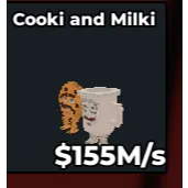 Cooki and Milki 155M/s - Steal a Brainrot
