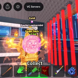 GOLD FOXINI LANTERININI | BUBLE GUM TRAIT - Steal a Brainrot