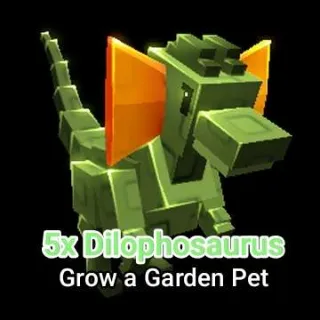 5x Dilophosaurus - Grow a Garden Pet