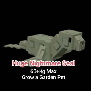 Huge Nightmare Seal 60+Kg Max - Grow a Garden Pet