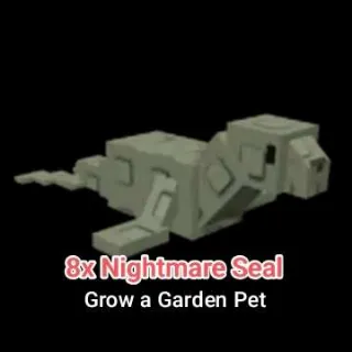 8x Nightmare Seal - Grow a Garden Pet