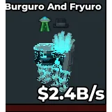Cyber Burguro and Fryuro 2.4B/s - Steal a Brainrot