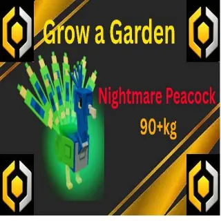Nightmare Godly Peacock 90+Kg - Grow a Garden Pet