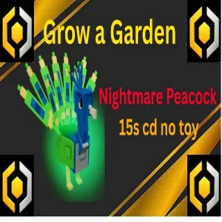 Nightmare Peacock 15s Cd No Toy - Grow a Garden Pet