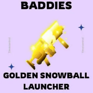 Golden Snowball Launcher