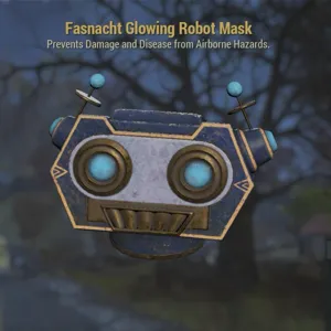 GLOWING ROBOT MASK PS4