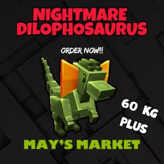 NIGHTMARE DILOPHOSAURUS 60KG PLUS !