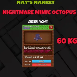 60KG+ Nightmare Huge Mimic Octopus