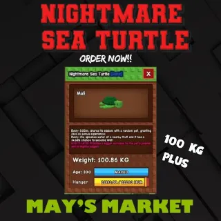 NIGHTMARE SEA TURTLE 20S CD 100KG PLUS !