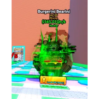 HACKER BURGERINI BEARINI ( MAX LVL ) - Escape Tsunami For Brainrots
