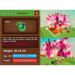 NIGHTMARE PEACOCK 15S CD NO TOY