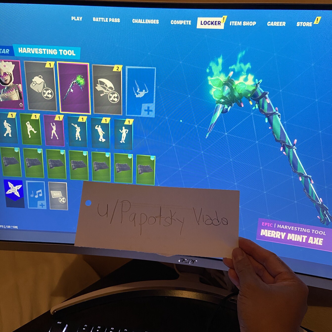 Code Minty Pickaxe In Game Items Gameflip