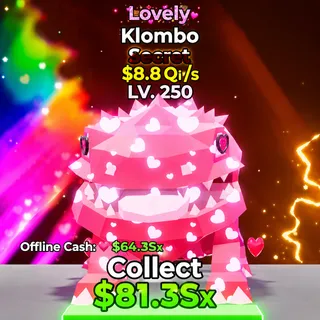 Lovely Klombo Rare Retired