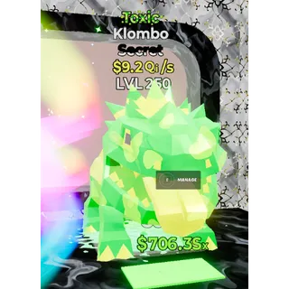 Toxic Klombo Retired 