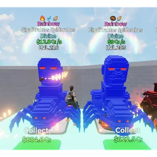 X2 Rainbow Gigalitraktos Spidorobos go up for brainrots