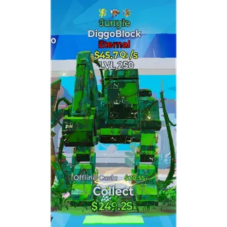 Jungle DiggoBlock $45.7Qi/s 