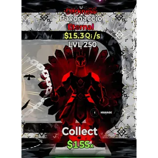 Darkness Pavonaccio $15.3Qi/s
