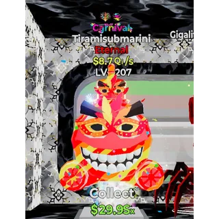 Carnival Tiramisubmarini 8.7Qi/s 