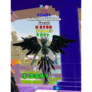 Devil Vulturino Skeletono fight the brainrot