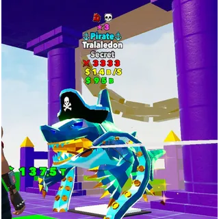 Pirate Tralaledon Fight The Brainrot