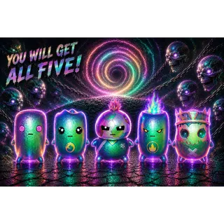 All 5 Holofoil Sprites Fortnite 