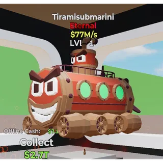 Tiramisubmarini Steal The Brainrot 