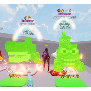 X2 Rainbow Brainrots Go Up 