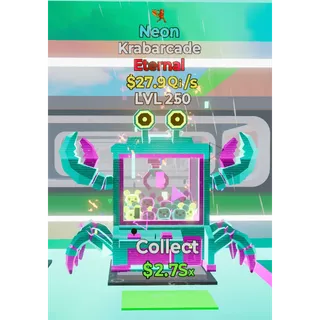 Neon Krabarcade Steal the brainrot