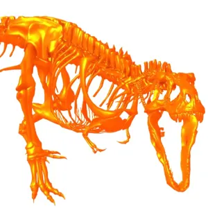 Golden Fossil T.Rex