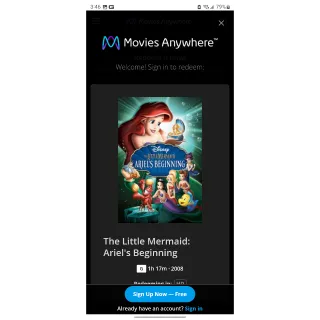 Little Mermaid III: Ariel's Beginning HD/MA