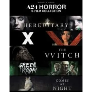 A24 Horror 5-Film Collection HD/Vudu Only