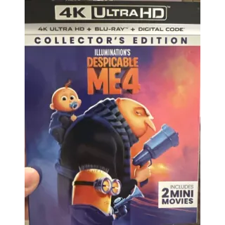 Despicable ME 4 4K/MA Ports