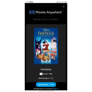 Fantasia HD/MA Ports 