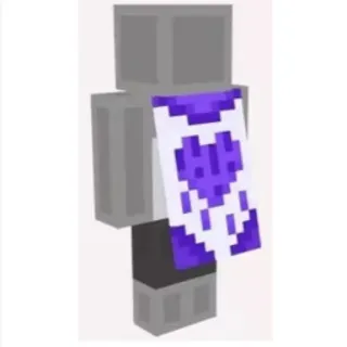 Minecraft - Purple Heart Cape Code ⚡