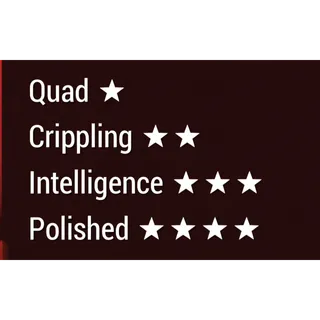 Quad Crippling Intelligence Polished Assaultron Head