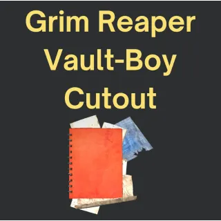 Grim Reaper Vault Boy Cutout