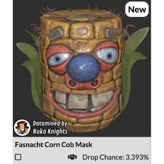 corn cob mask