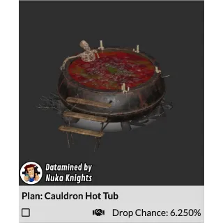 Plan: Cauldron Hot Tub