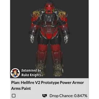 Plan: Hellfire V2 Prototype Power Armor Arms Paint