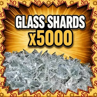 5000 glass shards