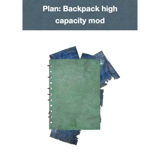 plan: backpack high capacity mod x3