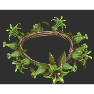 flower crown green invader