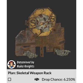 Plan: Skeletal Weapon Rack
